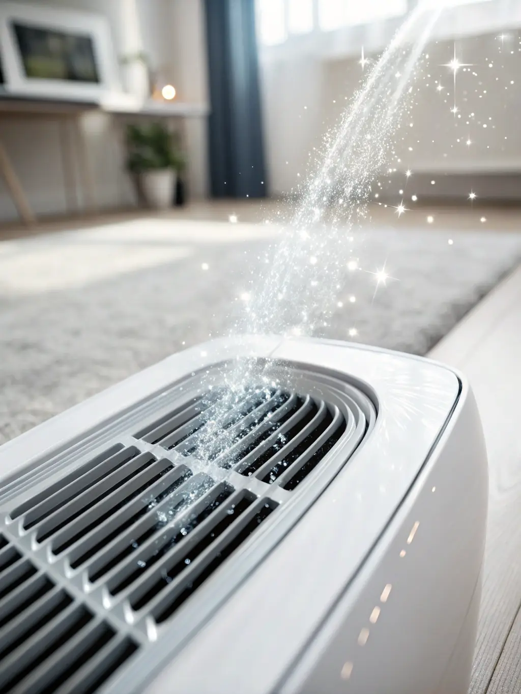 A close-up shot of clean air ducts after Essentials Air Duct Cleaning's service, showcasing the absence of dust and debris.